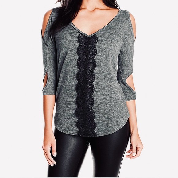 Jessica Simpson | Rochelle Lace Sweater - Picture 1 of 11